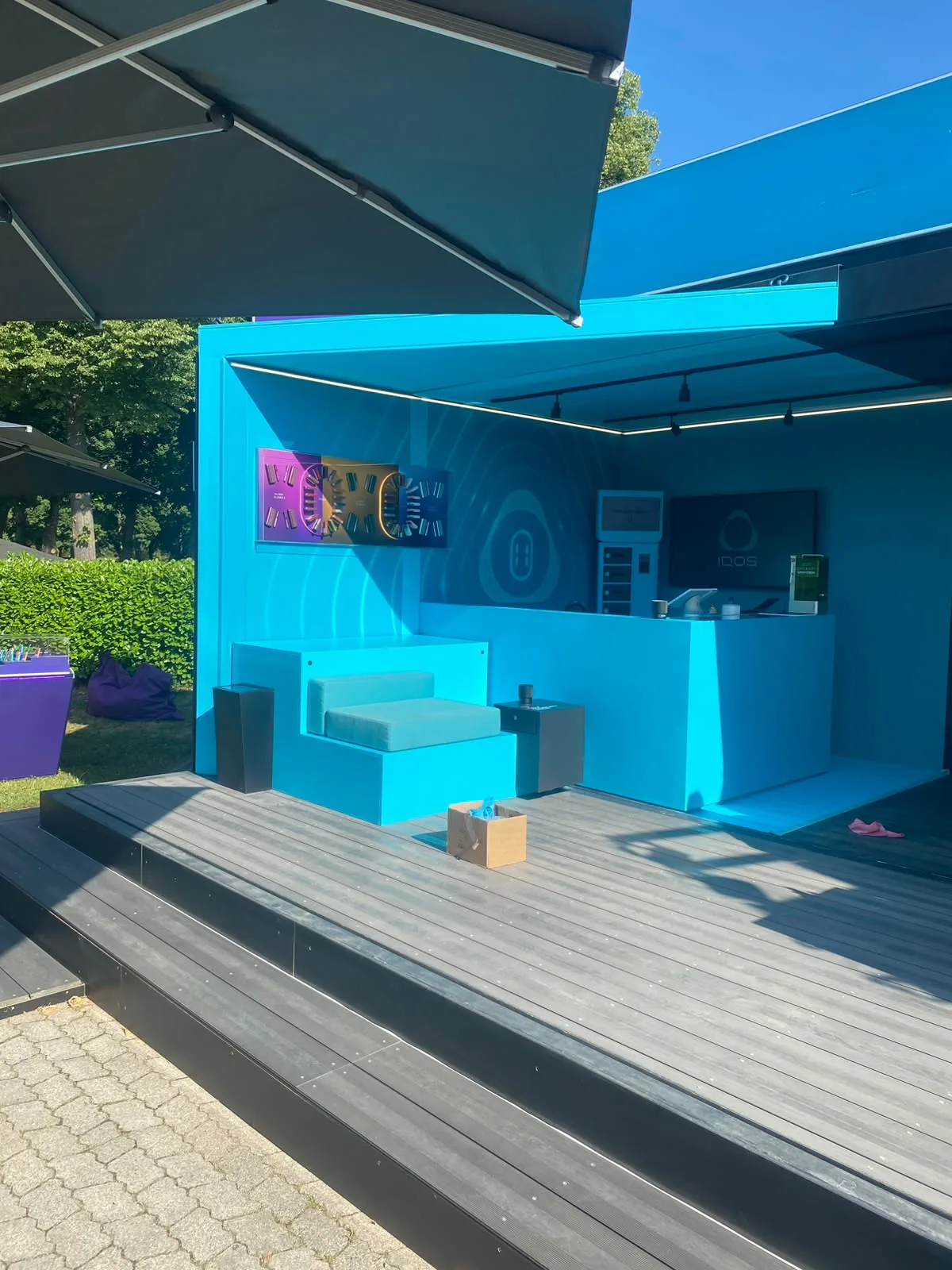 Mobiler Roadshow-Pavillon